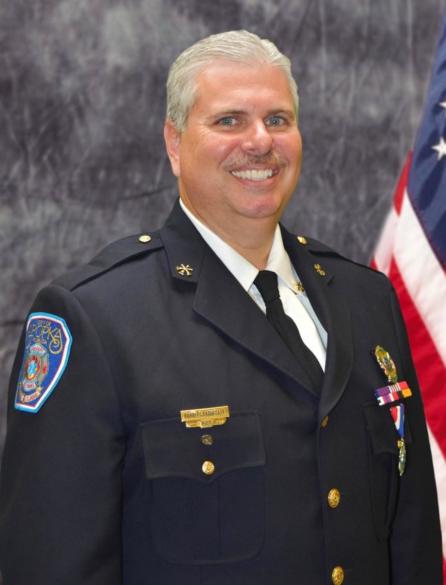 Chuck Carnesale was the Apopka Fire Chief from 2016-2018. He served on the AFD for 37 years.